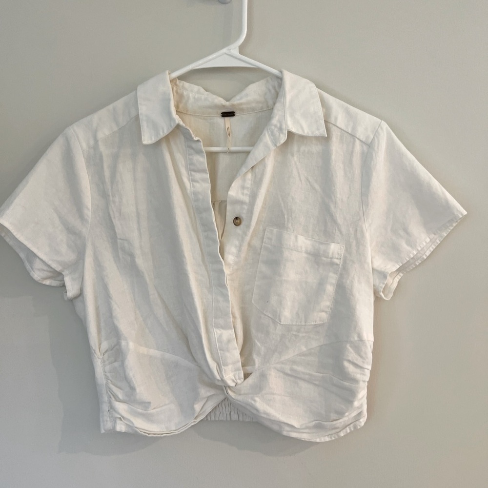 Free People Twist Crop Top Women’s Size Medium
